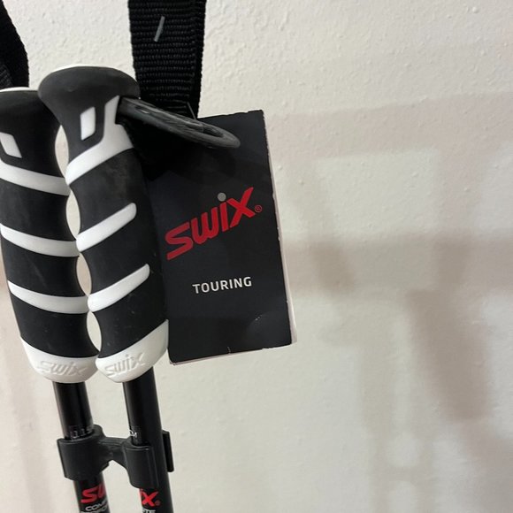 Ski Poles SWIX Sport AS 115 CM Touring Black-New Never Used NWT - Picture 6 of 8